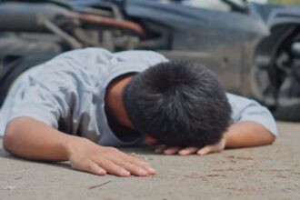 Dos jóvenes mueren tras accidente en motocicleta en Santiago