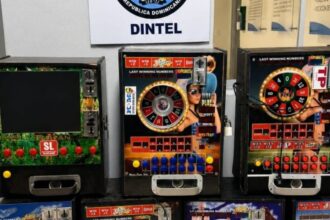 Dintel ocupa siete máquinas tragamonedas durante operativos de inteligencia en SDE