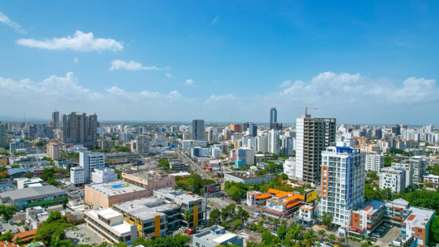 Vista panoramica de Santo Domingo, ciudad capital de República Dominicana.