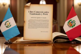 Guatemala y Perú pondrán en vigor el 1 de julio el tratado de libre comercio