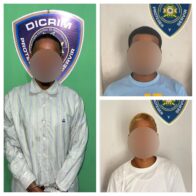 Policía captura a tres presuntos implicados en robos a viviendas en Santo Domingo Este