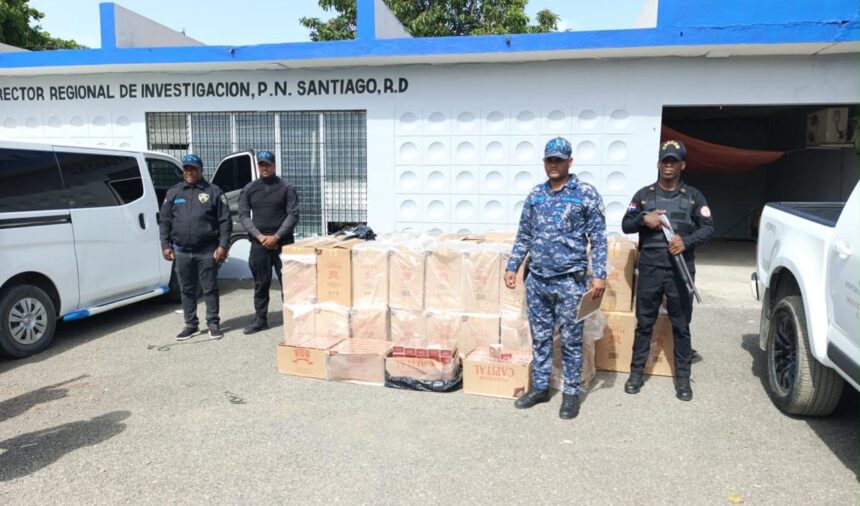 Policía ocupa 580 mil cigarrillos de contrabando tras persecución en Santiago