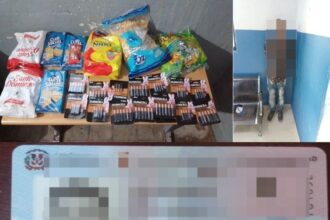 Policía apresa en flagrante delito hombre acusado de intentar sustraer mercancías de establecimiento en San Cristóbal