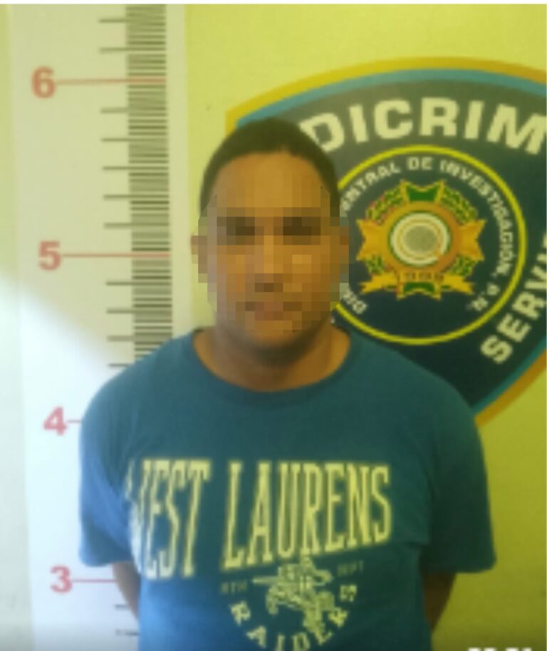 Policía Nacional arresta hombre requerido por presunto homicidio en La Vega