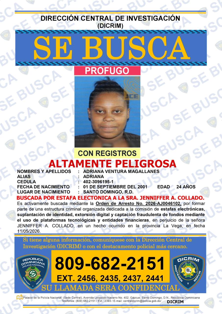 Policía busca mujer por estafa y extorsión digital