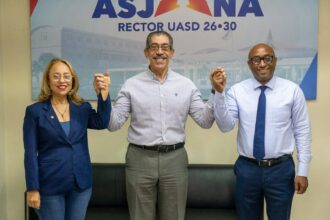 Asjana da espaldarazo a Martín Montilla hacia decanato de Ciencias Jurídicas y Políticas-UASD en segunda vuelta
