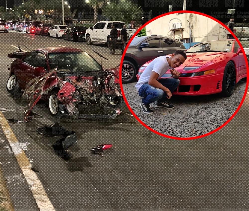 Accidente en la Autopista 30 de Mayo deja un vehículo partido en dos