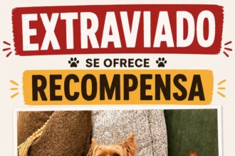 Piden ayuda para encontrar a “Popi”, perrito extraviado en Santo Domingo Oeste