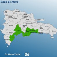 COE emite alerta verde para seis provincias por lluvias asociadas a onda tropical