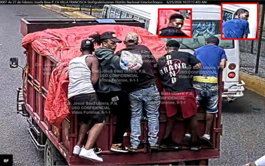 Policía apresa a siete hombres por asalto a camión del Plan Social en el DN; uno permanece prófugo