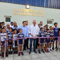 Abinader entrega remozado el Club Deportivo El Millón Yireh del Distrito Nacional