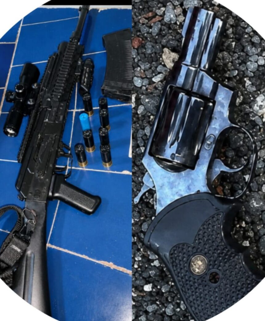 Policía Nacional ocupa siete armas de fuego durante operativos preventivos en SDE