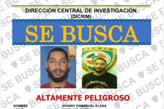 Dicrim busca a hombre acusado de herir de bala a un ciudadano en La Vega