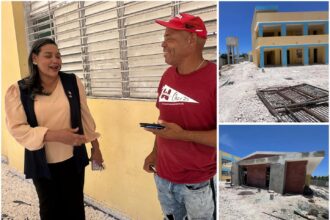 Gobernadora de Azua supervisa avance de obras estratégicas en la provincia