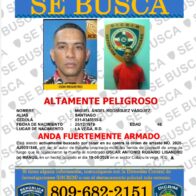 Policía Nacional activa búsqueda de presunto autor de homicidio ocurrido en La Vega