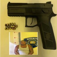 Hombre es detenido en La Vega por porte ilegal de arma de fuego