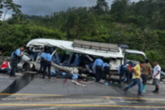 Siete policías mueren en accidente de tránsito en Honduras