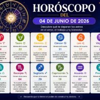 Horóscopo del 04 de junio de 2026