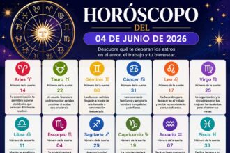 Horóscopo del 04 de junio de 2026