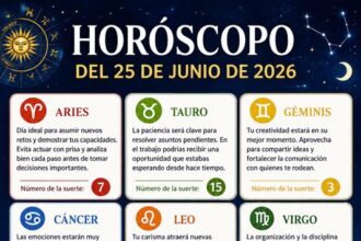 Horóscopo del 25 de junio de 2026