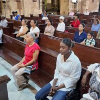 Cientos de fieles celebran Corpus Christi en templos de Santo Domingo