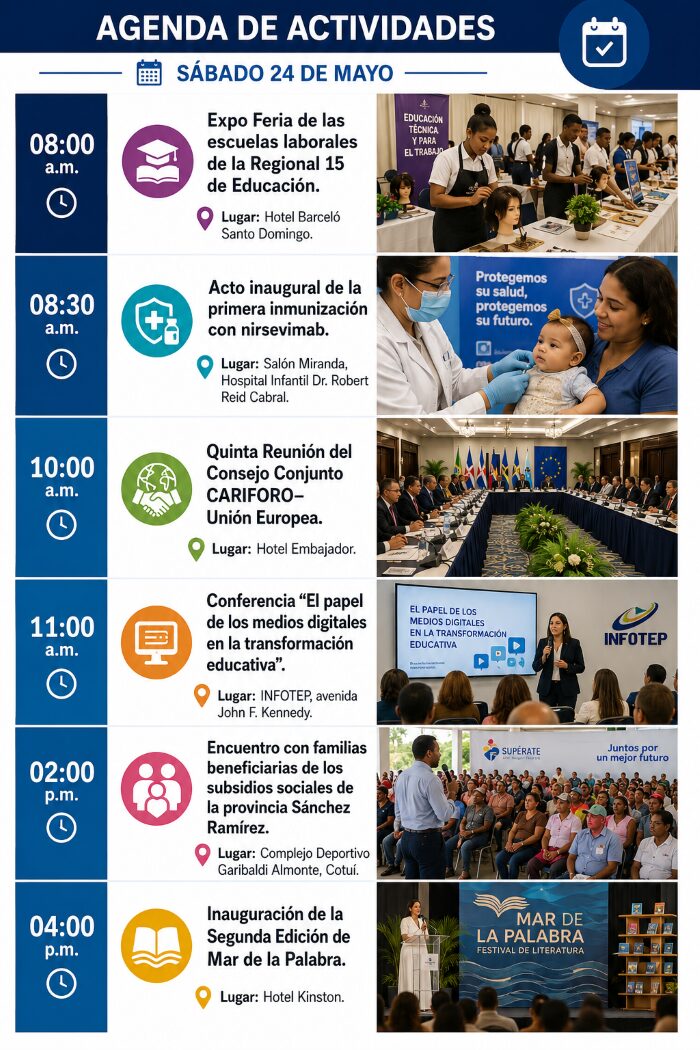 Agenda del día: viernes 19 de junio de 2026