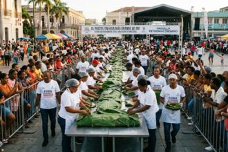 San Pedro de Macorís prepara el pastel en hoja más grande del país durante su Feria Gastronómica 2026