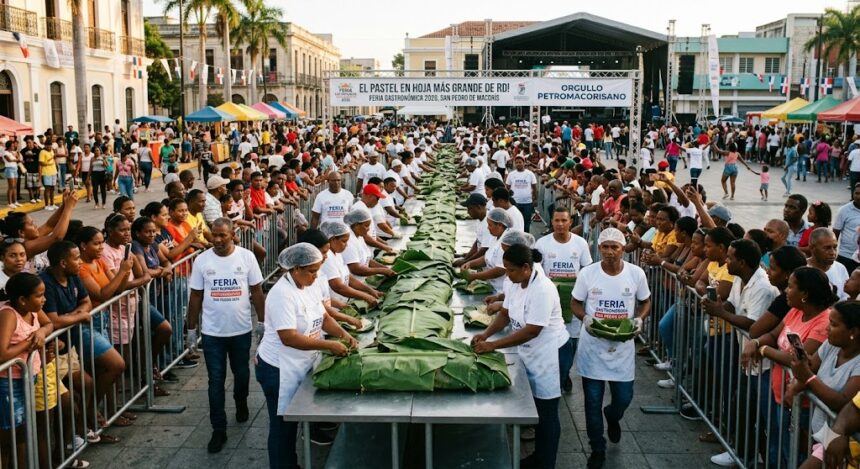 San Pedro de Macorís prepara el pastel en hoja más grande del país durante su Feria Gastronómica 2026