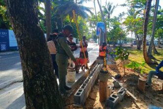 Medio Ambiente ordena paralizar construcción de muro en acceso a playa de Las Terrenas