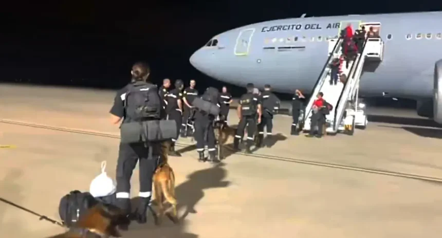 Vuela a Venezuela un avión militar español con efectivos de emergencias y rescate