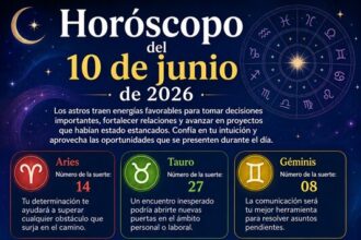 Horóscopo del 10 de junio de 2026