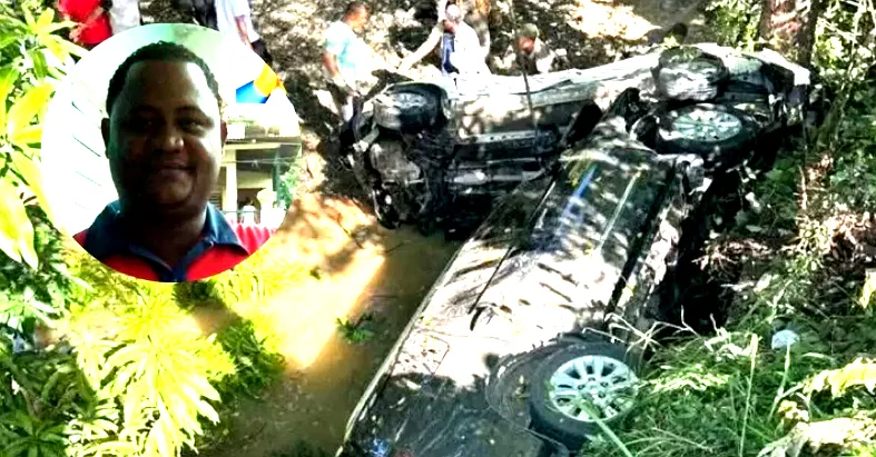 Muere hombre herido en accidente con vehículo de la avanzada presidencial