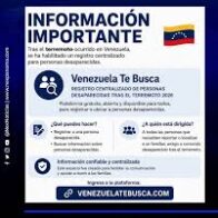 Habilitan plataforma digital para reportar desaparecidos tras sismos en Venezuela