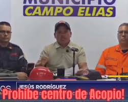 Alcalde de Campo Elías prohíbe centros de acopio de ayuda gestionados por la sociedad civil