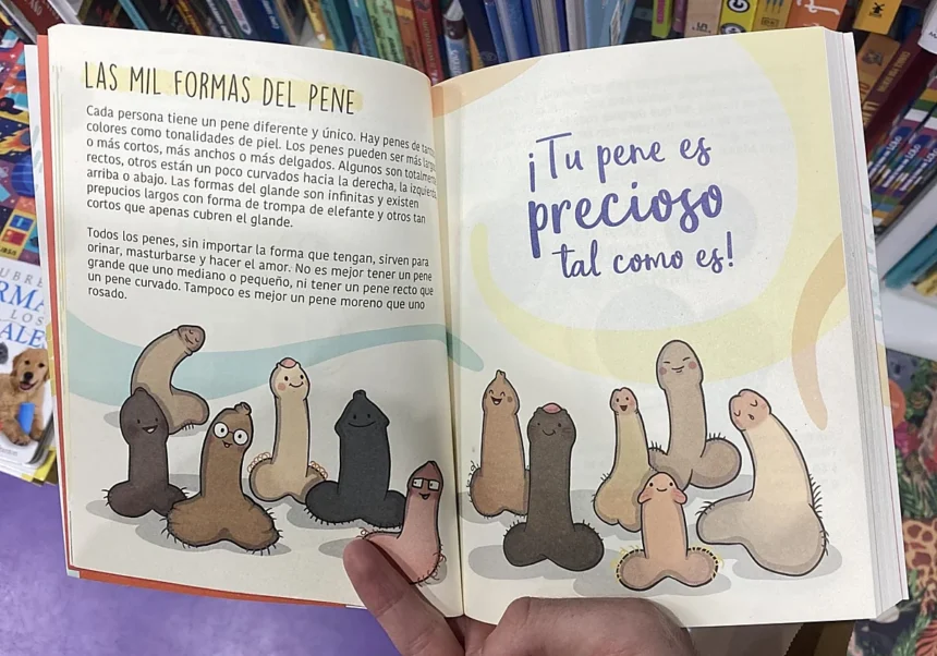 Indignación en España por libro infantil que pide a niños tomarse una foto de su primera eyaculación
