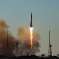Rusia lanza la nave Soyuz MS-29 con tres tripulantes a bordo rumbo a la Estación Espacial