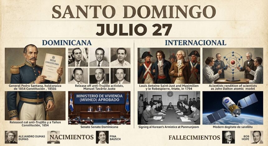 Efemérides del 27 de julio