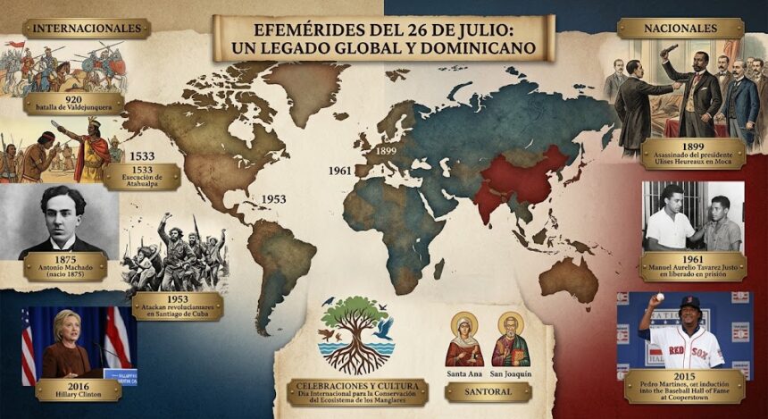 Efemérides del 26 de julio