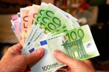 Billetes de euro.