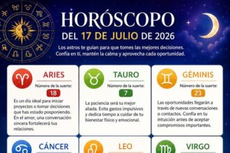 Horóscopo del 17 de julio de 2026