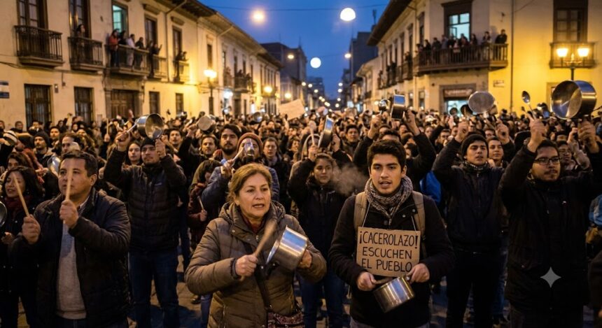 Cacerolazos resuenan en el Distrito Nacional en rechazo a la denominada Ley Mordaza