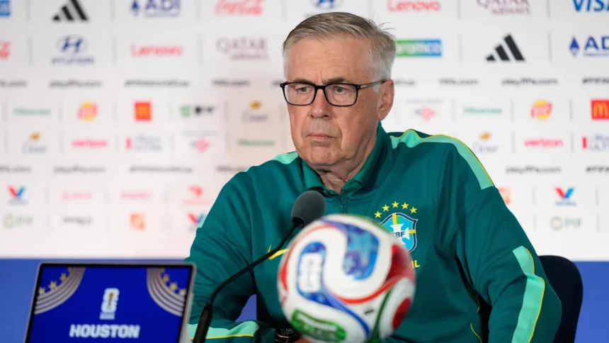 Ancelotti abre la puerta a una dupla entre Vinícius y Neymar ante Noruega