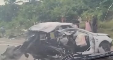 Accidente entre un carro y una patana deja varios heridos en la Circunvalación Santo Domingo