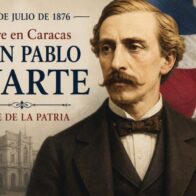 15 de julio de 1876: Muere en Caracas Juan Pablo Duarte, Padre de la Patria Dominicana