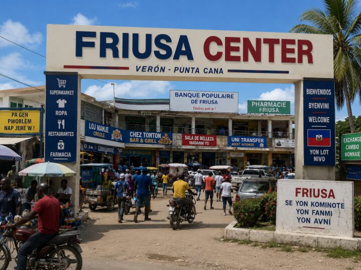 “Friusa Center” aviva debate por crecimiento de comercios con letreros en creole en Verón-Punta Cana