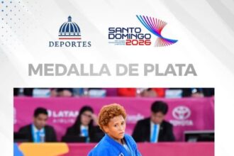 Estefanía Soriano conquista medalla de plata en judo para República Dominicana en Santo Domingo 2026