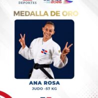 Judo dominicano brilla en los XXV Juegos Centroamericanos y del Caribe: Ana Rosa se corona campeona en -57 kg