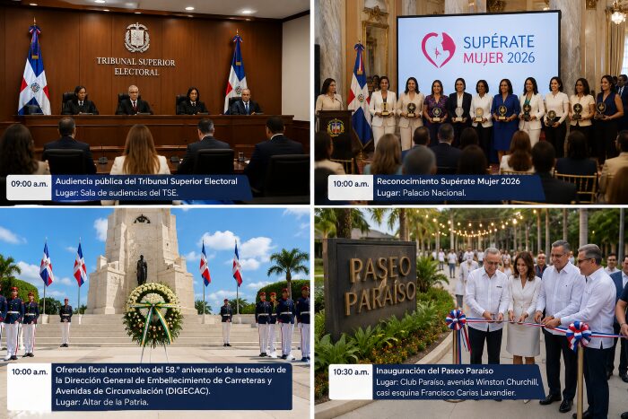 Agenda del día: miércoles 22 de julio de 2026