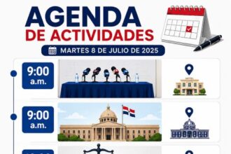 Agenda del día: martes 7 de julio de 2026