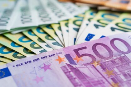 Billetes de euros. Precio.